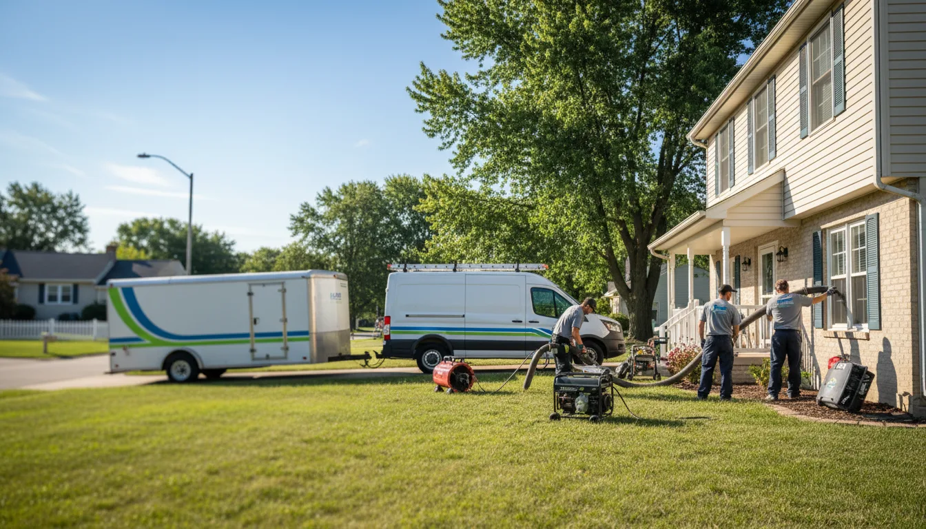 Flooded Basement Restoration And Cleanup With Repair in Wakeman, OH near me
